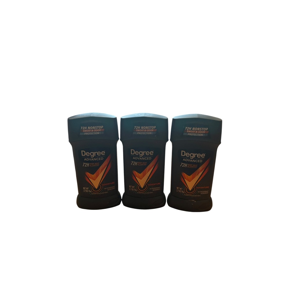 Degree Advanced 72H Men's Antiperspirant Deodorant Adventure Scent 2.7oz